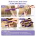 60-Piece Flexible Foam Hair Rollers Set for Women and Girls - No Heat Curling Rods with Stainless Steel Rat Tail Flexible Rods - Purple, 0.3 x 7 Inch - Buy Online on GoSupps.com