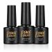 PEACECOLOR 7ML Top and Base Coat Matte Top Coat Set Soak Off Basic Gel Polish Starter Kit Gloss Top and Base Coat for U V Nail Lamp Cure Nail Art Basic Manicure Set for Beginner Nail Salon Home DIY XA27
