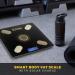 Smart Digital Solar Powered Body Fat Scale for Precise Weight, BMI, and Body Composition Tracking - Smartphone App for Progress Monitoring - Buy Online on GoSupps.com