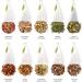 Tea Forte Tea Chest Herbal Tea Tasting Assortment with 40 Handcrafted Pyramid Tea Infusers - Chamomile Chai Mint and more - Buy Online on GoSupps.com