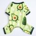 Kiwi Dog Pajamas | X-Small Avocado Onesies for Pet | Small Dog Apparel - Buy Online on GoSupps.com