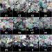 Teenitor 12 Boxes Holographic Nail Sequins - Ultra-Thin Colorful Glitter Sticker for Nail Art, Cosmetic and Festival Glitter Decoration - Buy Online on GoSupps.com