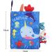 SOSPIRO Ocean Baby Cloth Book for Toddlers - Soft, Safe & Nontoxic 3D Animal Tails - Early Learning & Perfect Gift for Babies 0-3 Years - Buy Online on GoSupps.com