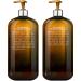 Argan Oil Shampoo and Conditioner | Majestic Pure Sulfate-Free Formula for Volumizing Hair Restoration | Vitamin Enriched | 16 fl oz - Men & Women - Buy Online on GoSupps.com