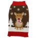 Hrttsy Christmas dog sweater winter warm dog cat sweater clothing pets coat costume puppy sweater pullover clothing for small medium-sized dogs big dog pet sweater x-large brown roe kit