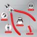 HAUTMEC 5" Precise Small Flush Cutting of Engineer Wire Cutter Plier 2PCS with Location Pin for Fine Shearing Perfect for Circuit Board Cutting Electronic Components HT0327-2PC - Buy Online on GoSupps.com