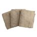 Cariloha Organic Bamboo-Viscose and Turkish Cotton Washcloths Set - Soft Washcloths for Face and Body - 13 x 13 - 600 GSM - Stone - Set of 3 Towels