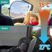 2 PCS Magnetic Car Sun Shades for Baby | One-way Perspective | Installation-free Magnetic Curtain | Rear Side Window Back Seat | 2pcs - Buy Online on GoSupps.com
