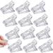 Winfred nail clip 12 pieces nail tip clip for nail system shape polygel nail acrylic gel nail artificial fingernails nail tip nail art diy manicure clip tool set