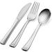 Plastic Silverware Set - Heavy Duty Cutlery Set - Bulk Combo Value Pack 160 Count - Tepco Settings - Buy Online on GoSupps.com