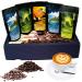 Global Coffee Gift Set - 5x65g Whole Bean Coffees from Brazil Honduras Peru Mexico & Kenya | Unique International Coffee Experience - Buy Online on GoSupps.com