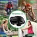 Roguoo Wide Bike Seat for Men Women | Comfortable Memory Foam | Sweatproof Saddle - Dual Shock Absorbing | Best Replacement for Exercise & Mountain Bikes - Green - Buy Online on GoSupps.com