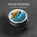 Ocean Flower Portable Metal Pill Box - Round Mini 3-Compartment for Travel | Black | Must-Have Travel Accessory - Buy Online on GoSupps.com