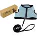 Niteangel Adjustable Soft Rabbit Harness with Elastic Leash - Large Blue | Comfortable & Safe Pet Gear for Rabbits - Buy Online on GoSupps.com