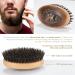 BESTOOL Beard Brush and Comb Set for Men - Wooden Base Boar Bristle Beard Brush - Grooming Beards and Mustaches - Great Gifts for Men - Buy Online on GoSupps.com