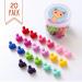 20 PCS/Set Multi-Colored Cute Mini Hair Clips Hair Claws Pins Clamps Hair Accessories for Little Girls Kids Hairpin Hair Clips Bangs for Kids Women Toddler (Mice Ears)