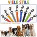 COMSLE Long Dog Training Leads - Strong Nylon Leash for Pet Recall & Obedience - 15m/49.5ft Black - Buy Online on GoSupps.com