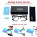 Women's Oversized Blue Light Blocking Glasses - Trendy Cat Eye Gaming Eyeglasses Anti Eyestrain & UV Glare RF6204 (Black Frame) - Shop Internationally - Buy Online on GoSupps.com