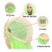 13x2.5 Fluorescent Green Lace Front Wig for Women - Naturally Wavy Heat-Resistant Synthetic Hair (Neon Green 66cm) - Buy Online on GoSupps.com