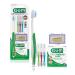 GUM - 124KK Orthodontic Kit - Orthodontic Toothbrush, 3 Proxabrush Sizes, EasyThread Floss, and Mint Ortho Wax 1 Set