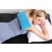 Microwavable Lavender Wheat Bags Plain Fleece Microwave Heat Pack for Back Neck Joints and Shoulder Pain Relief 44cmx13cm (Luminous Blue) Plain Fleece Luminous Blue - Buy Online on GoSupps.com