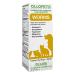 OLLOPETS Worms, Organic Homeopathic option for All Pets, 1 Fl Ounce