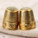 Mtsooning Sewing Thimble  0.9inch Brass Ring Thimbles  Metal Finger Protector  Antique Fingertip Shield Quilting Accessories for Embroidery Needlework Knitting DIY Crafts Tools Gold - Buy Online on GoSupps.com