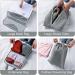 DIMJ Packing Cubes - 6 Pack Travel Storage Organizer for Suitcase with Shoe & Laundry Bag - Lightweight Grey - Buy Online on GoSupps.com