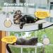 Durable Cat Window Perch Hammock Seat - Reversible Mat, Foldable Bed for Indoor Cats - All-Season Sunbathing Spot - Holds Up to 40 lbs - Beige - Buy Online on GoSupps.com