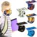 50 Pcs Kid Tie-Dye Disposable Face Masks - Blue | Adjustable Nose Clip & Elastic Earloop | Non-Medical Masks for Boys & Girls - Buy Online on GoSupps.com