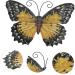 1pc Wrought Iron Butterfly Pendant Gold Office Hanging 19x13cm Yellow - Buy Online on GoSupps.com