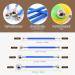 Wokape 37Pcs Stainless Steel Clay Extruder & Fondant Decorating Tool Set - Green - Buy Online on GoSupps.com