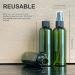 5x100ml Recycled Plastic Travel Spray Bottles - BPA-Free Refillable Containers for Toiletries & Cosmetics - Ideal for Hand Luggage - Buy Online on GoSupps.com