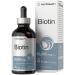 Horb ach Biotin Liquid Drops 10000mcg | 4 fl oz | Berry Flavor | Vegetarian Non-GMO & Gluten Free Supplement
