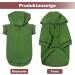 Shop Kickred Arme-M Green Dog Hoodie - Soft & Breathable Winter Coat for Large Dogs with Hat & Bags | Ideal Inside & Outside Clothing - Buy Online on GoSupps.com