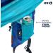 ENO DoubleNest Hammock - Lightweight & Portable 2 Person Hammock for Camping, Hiking, and Travel - Aqua/Sapphire/Amber - Buy Online on GoSupps.com