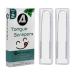 Buy Tongue Cleaner - 100% Stainless Steel Tongue Scraper for Bad Breath Hygiene & Oral Care - Pack of 2 with Travel Case - Buy Online on GoSupps.com