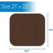 RMS Washable & Reusable Incontinence Chair Pad  Seat Protector & Bed Pad (Brown) - Buy Online on GoSupps.com