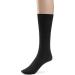Silky Toes Men's Cotton Diabetic Socks 3-Pack, Non-Binding Seamless Dress Socks, Big Sizes 10-13, Black - Buy Online on GoSupps.com