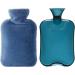 Samply 2L Hot Water Bottle with Blue Furry Cover - Hot Water Bag for Comfort and Relief - Buy Online on GoSupps.com