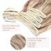 REECHO 20 Inch Medium Blonde Clip in Hair Extensions - 4PCS Pack, 200g - Soft Synthetic Hairpieces for Women - Buy Online on GoSupps.com