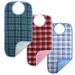 Adult Bib Clothing Protector,(3 Pack,18"x30")Washable and Reusable Bibs Clothing Protectors for Elderly, Seniors,Large Extra Long