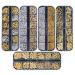 Ranvi 3000 Pieces(5 Boxes) Nail Art Rhinestone Set Nail Ornaments Style1 Gold rivet