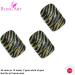 False Nails French Manicure Gold Camouflage 24 Full Cover Medium Tips UK - Buy Online on GoSupps.com