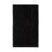 GEORGIABAGS Set of 3 Terry Velour Fingertip Hand Towels, 100% Cotton, 11"x18", Hemmed Ends, Sport Towel Terry (Black)