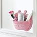 Silicone Wall Mounted Makeup Brush Holder - Brushes Storage Organizer for Bathroom - Mounts to Mirror or Tile - Toothbrush Holder - Buy Online on GoSupps.com