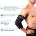 Premium Pullup & Dip Elbow Bandages for Men & Women - Non-Slip Sports Support for Fitness & Strength Training (L - 30-34 cm) - Buy Online on GoSupps.com