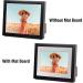 Acid-Free 11x14 Pre-Cut Mat Board Show Kit - 25 Pack for 8x10 Photos, Prints, Artworks - White Core Bevel Cut Mats, Backing Boards, Crystal Plastic Bags - Pack of 25 - Buy Online on GoSupps.com