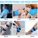 RelaxCoo XXL Knee Ice Pack - Reusable Gel Wrap for Knee Pain Relief & Swelling - Ideal for Knee Surgery & Sports Injuries - Blue - Buy Online on GoSupps.com