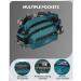 Waterfly Adjustable Belt Pocket with Bottle Holder - Waterproof Hip Pocket for Dog Training Hiking Travel & Camping - Green - Buy Online on GoSupps.com